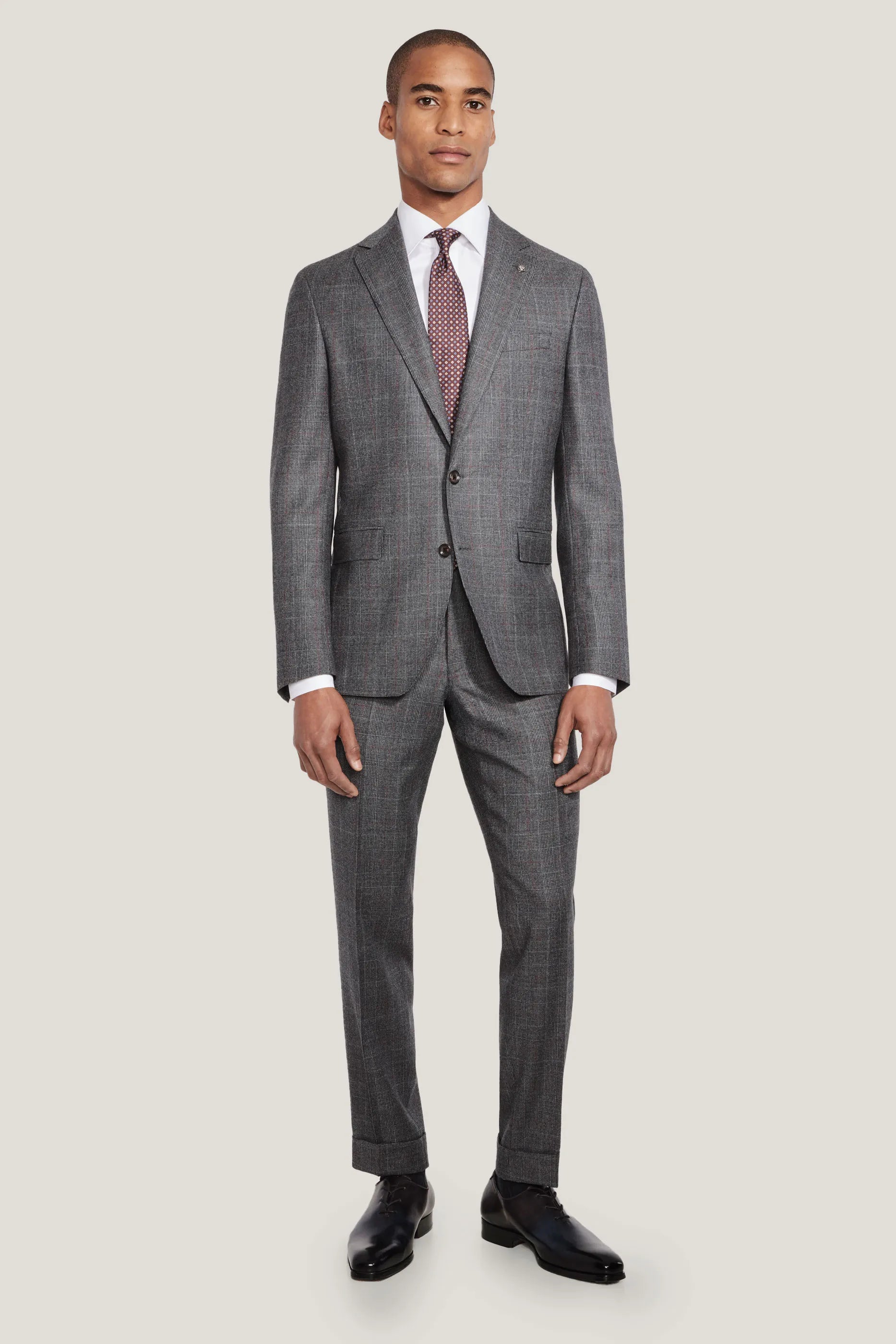 Alt view Charcoal Plaid Suit