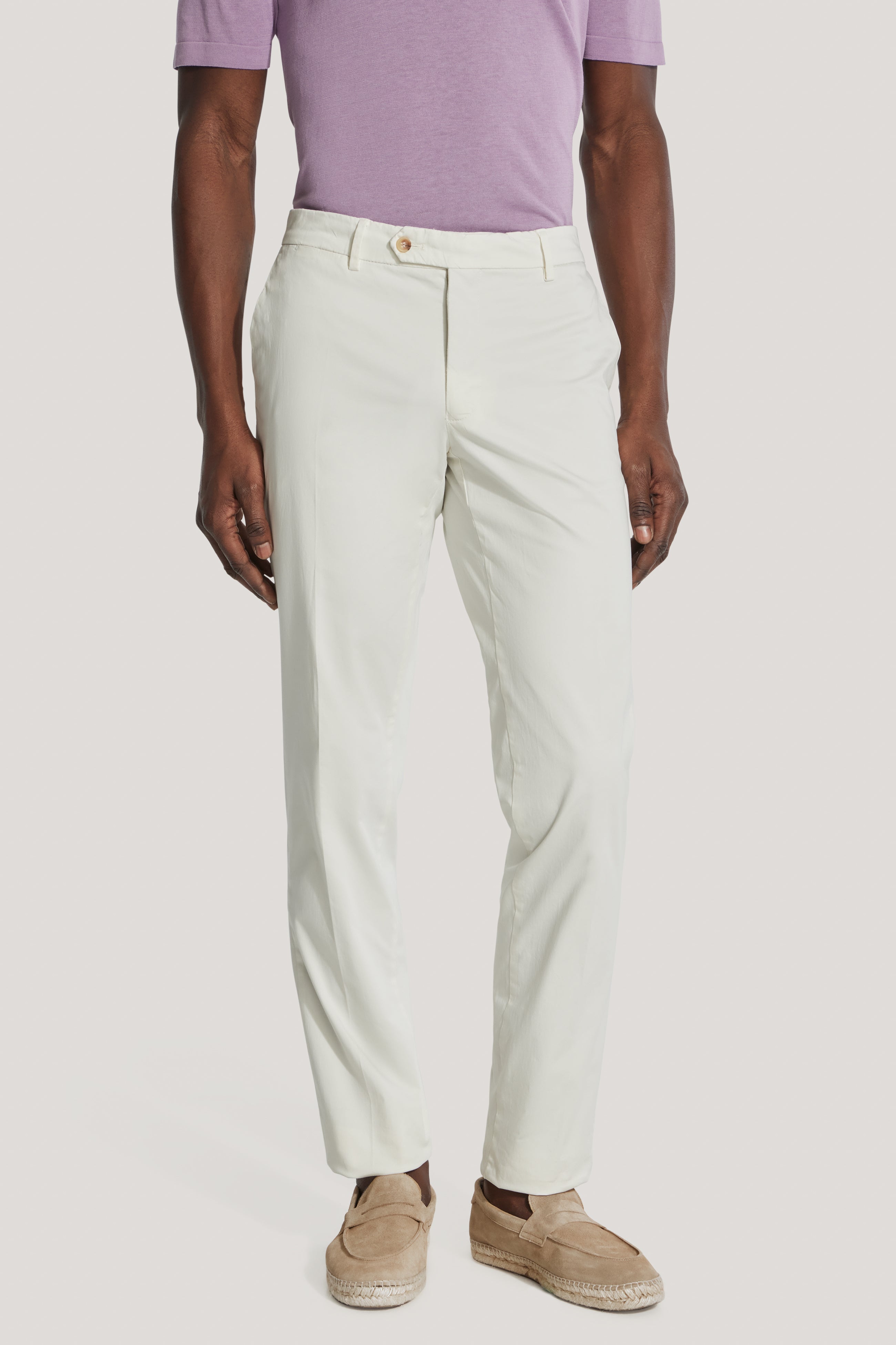 Alt view Ecru Stretch Chino