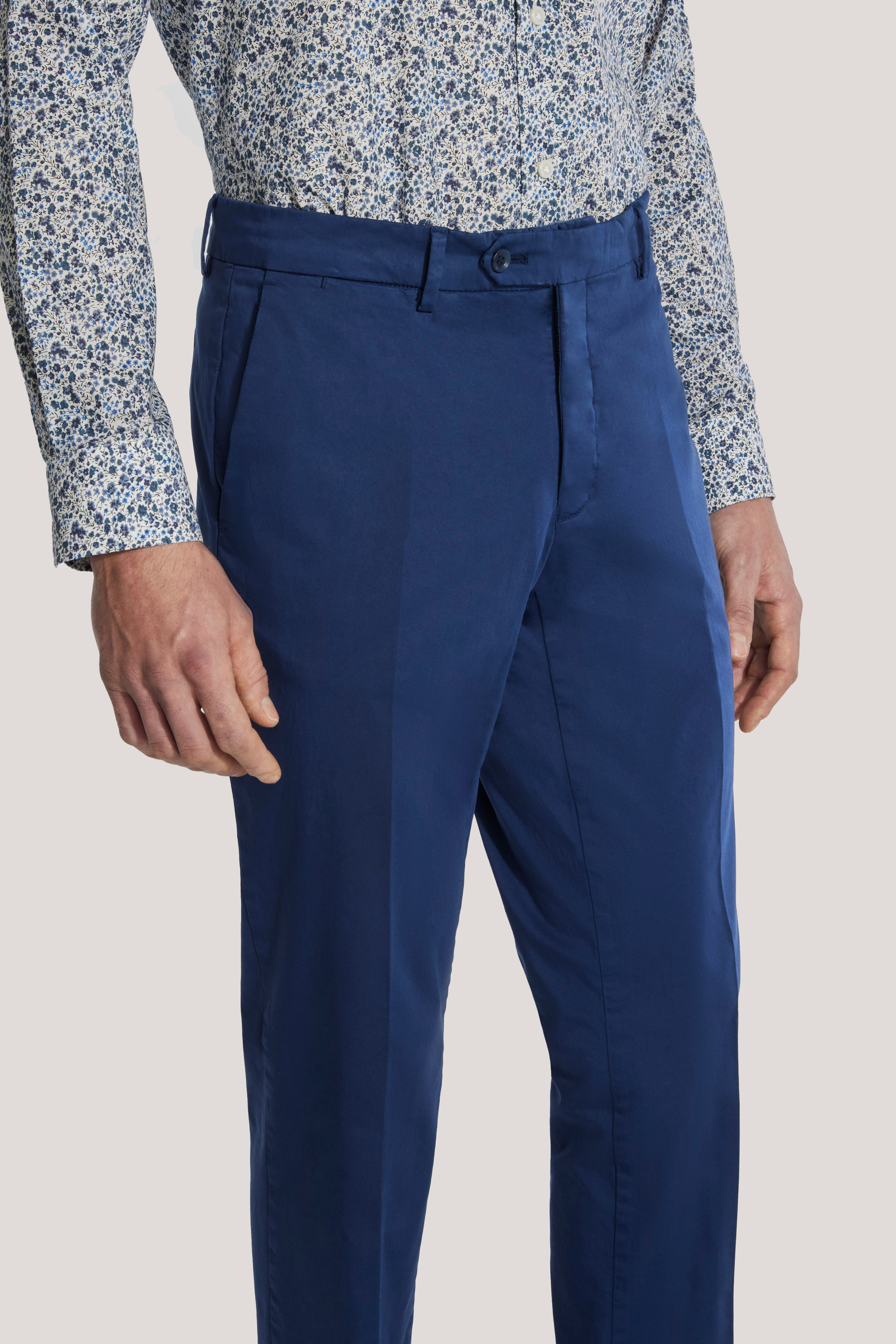 Alt view 1 Royal Blue Stretch Chino