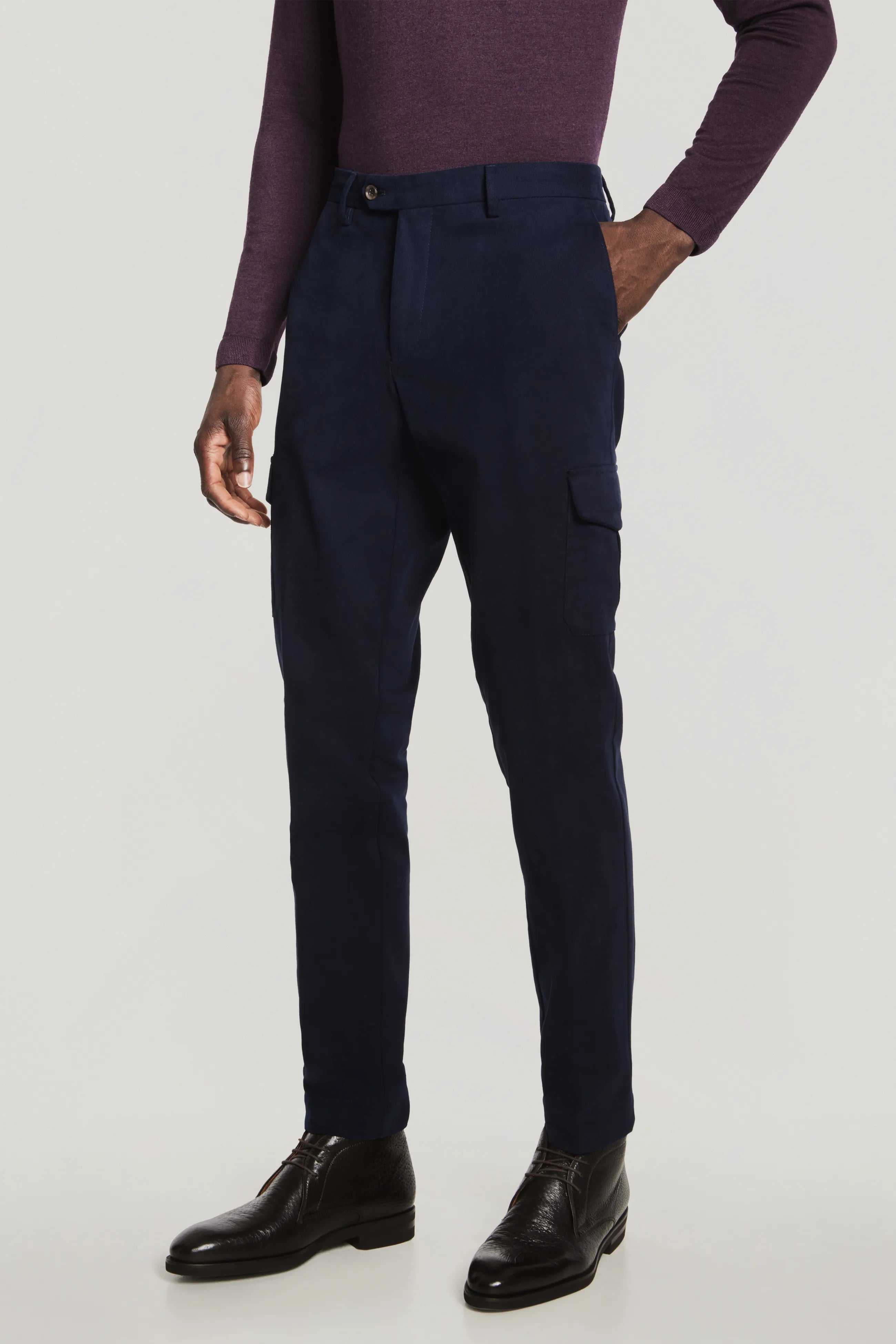 Alt view Navy Cargo Trouser