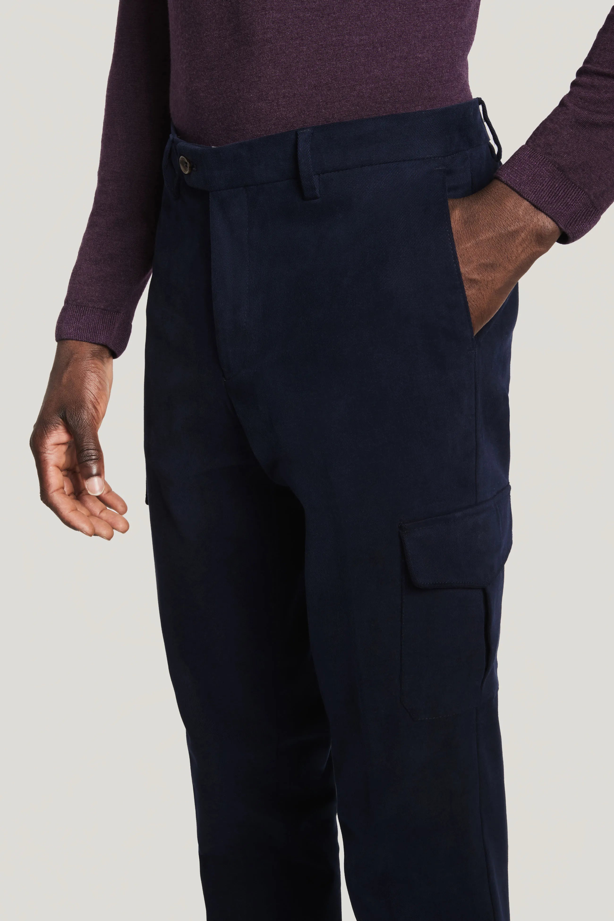 Alt view 1 Navy Cargo Trouser