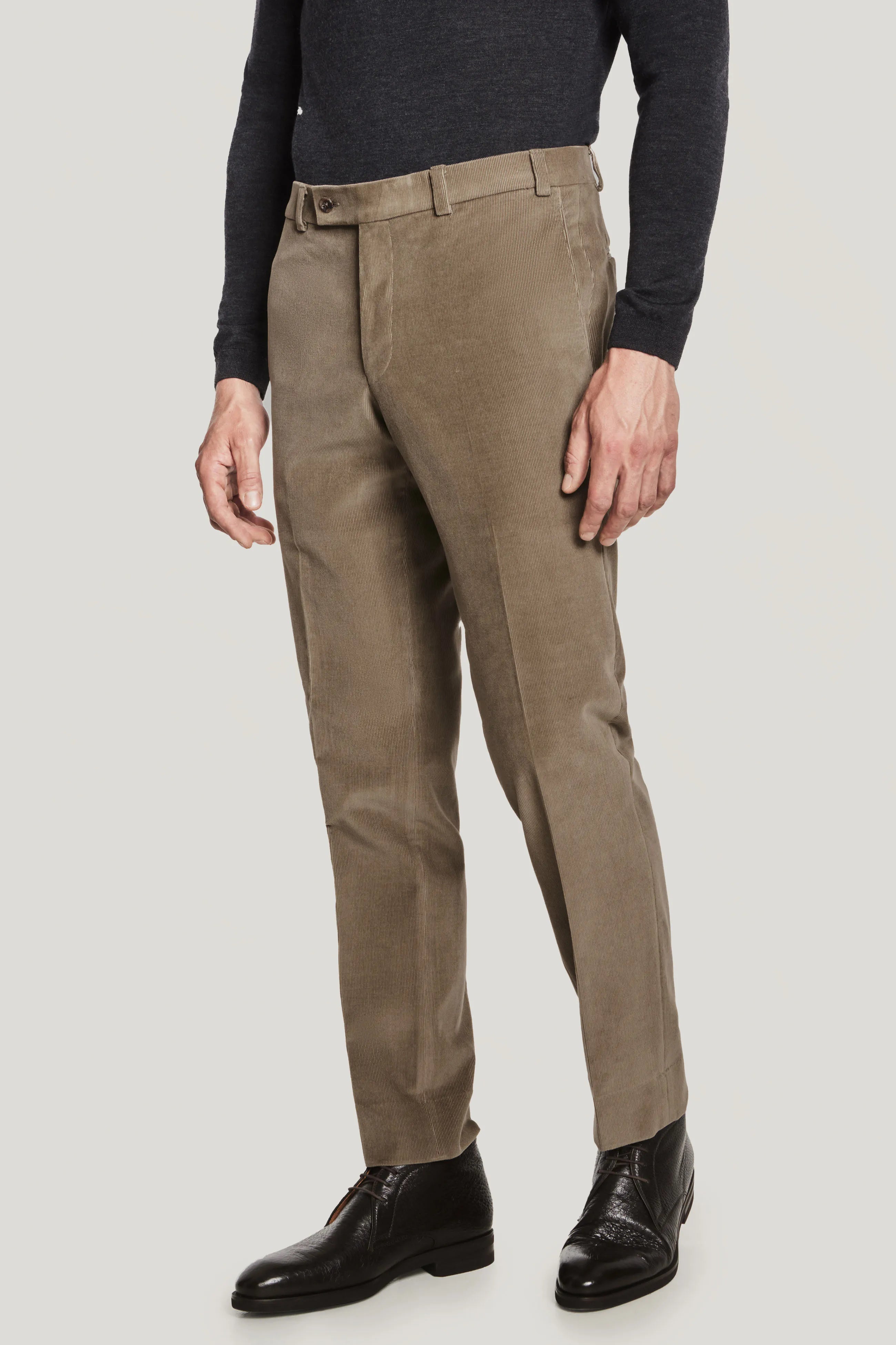 Alt view Taupe Corduroy Trouser