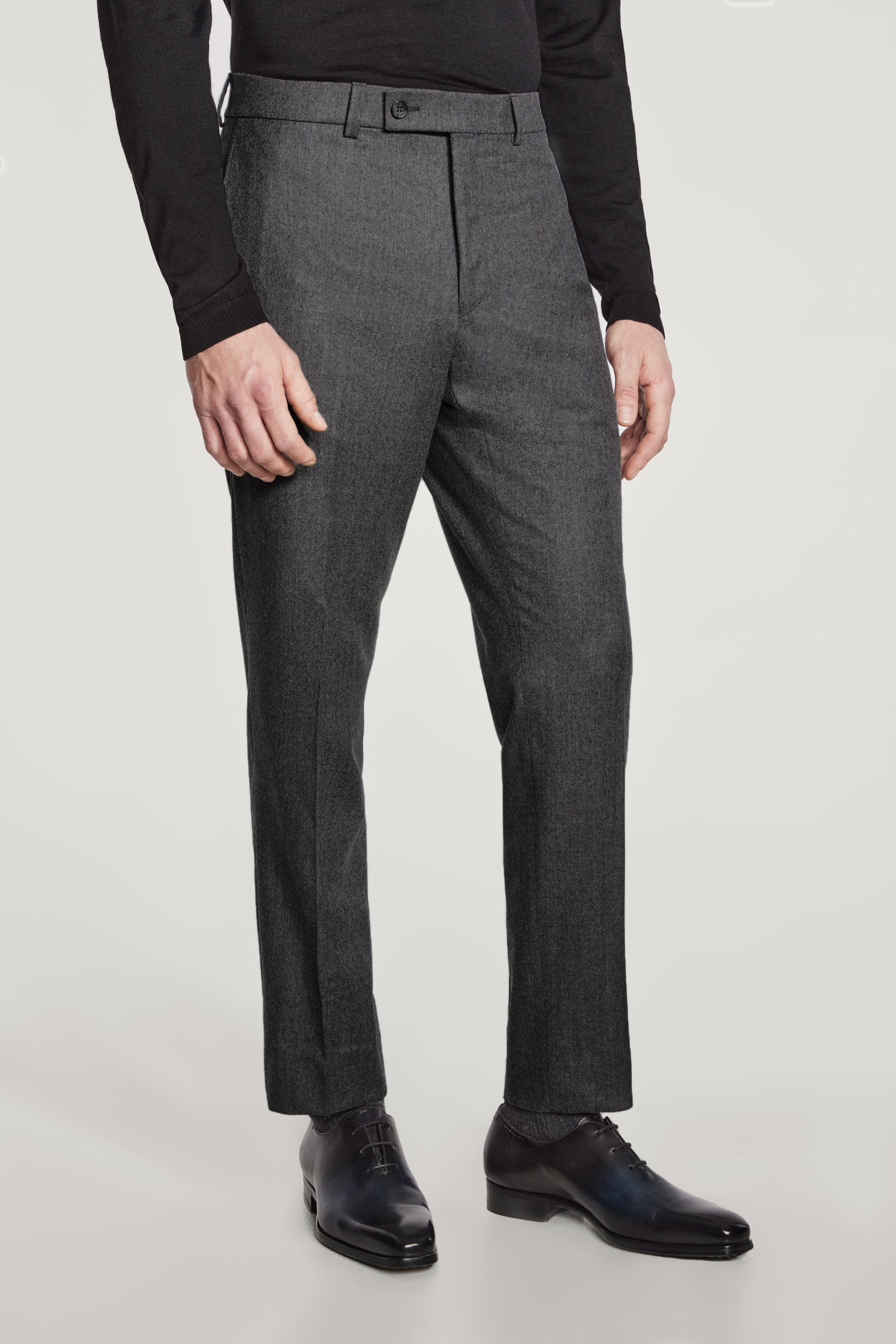 Alt view Charcoal Flannel Trouser