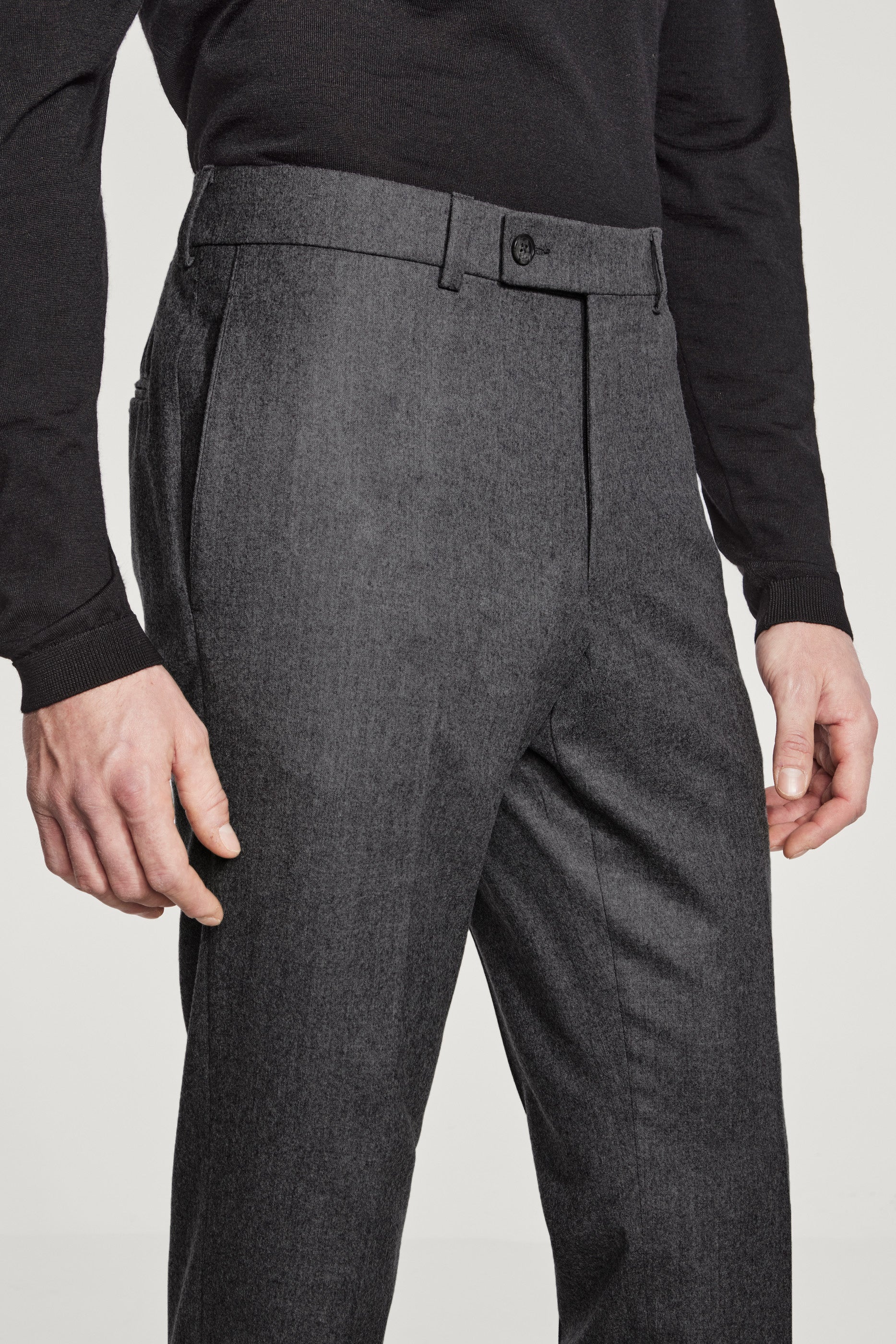 Alt view 1 Charcoal Flannel Trouser