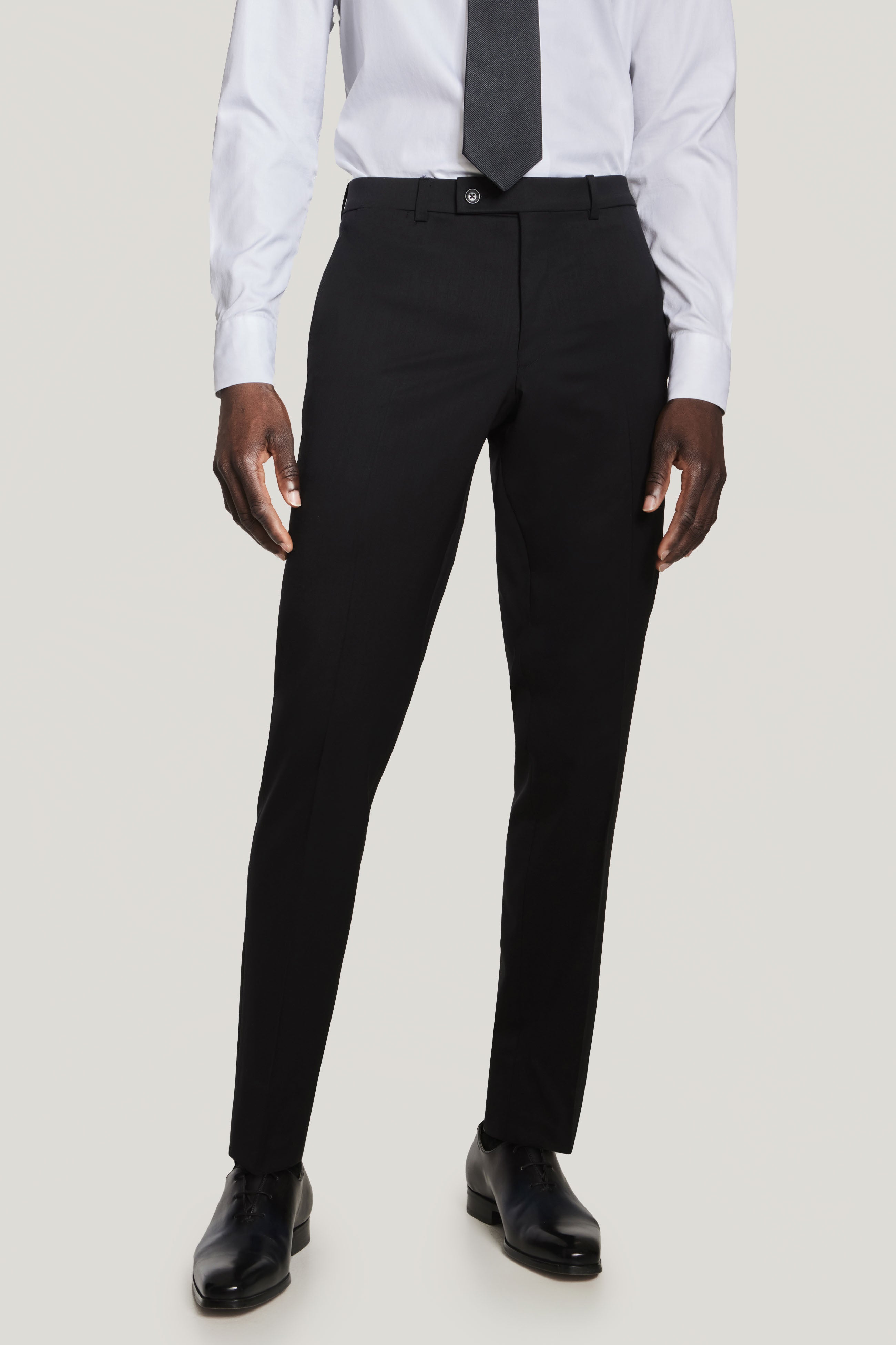 Alt view Black Solid Suit Separate Trouser