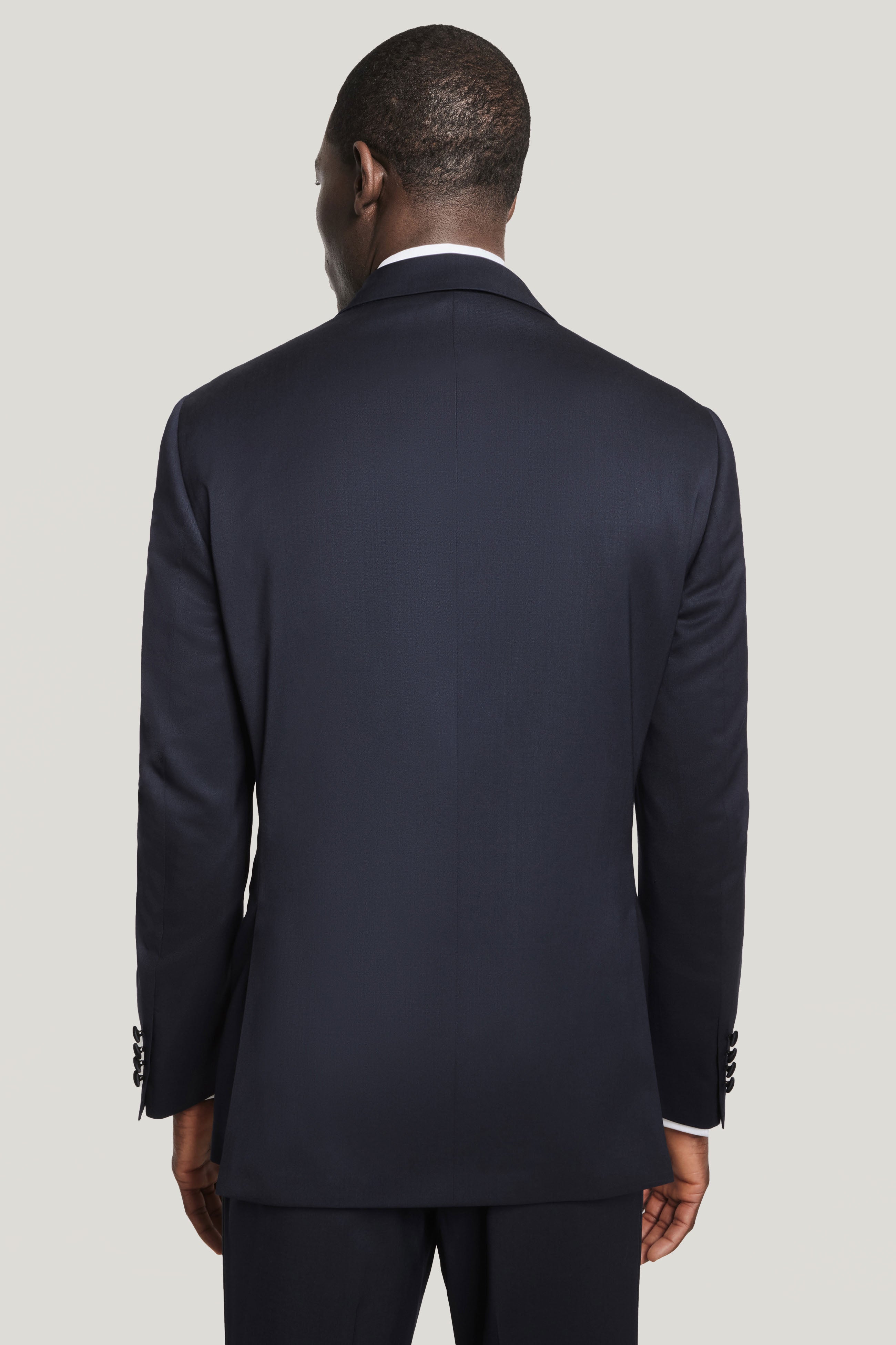 Alt view 1 Navy Solid Tuxedo Jacket