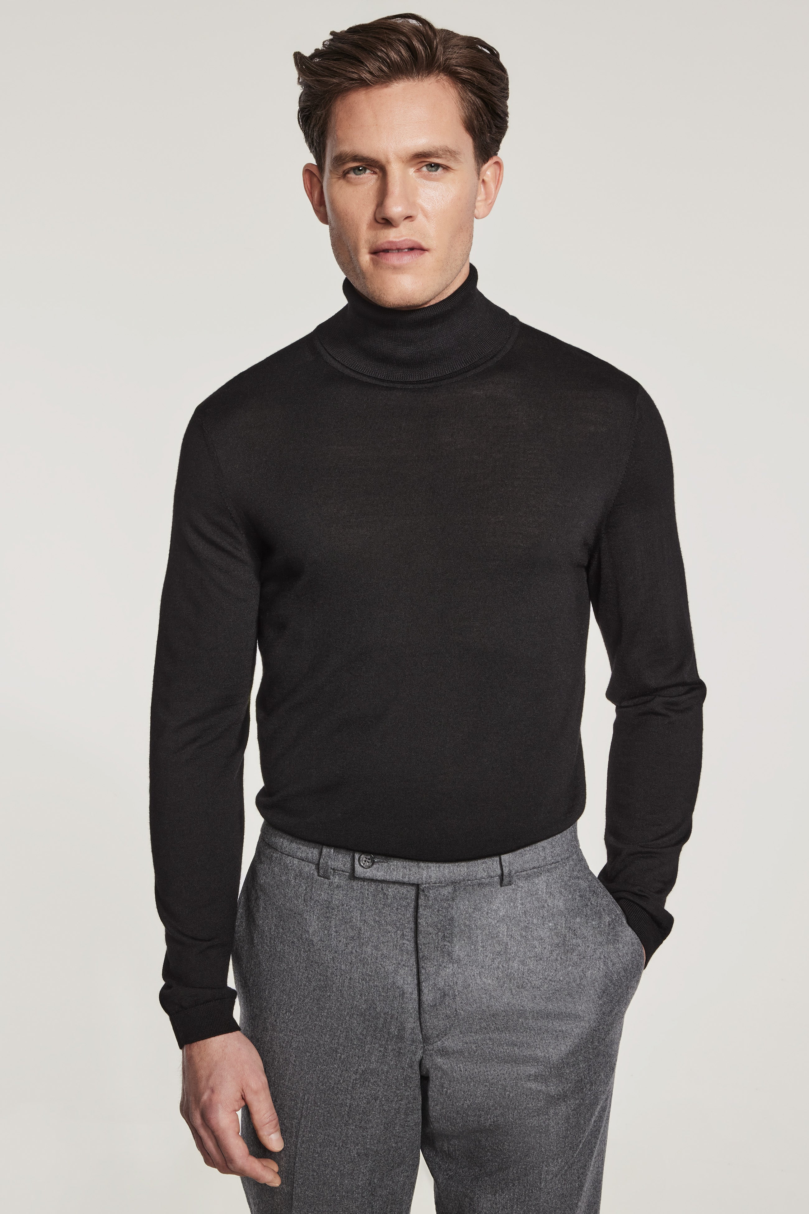 Alt view Black Turtleneck