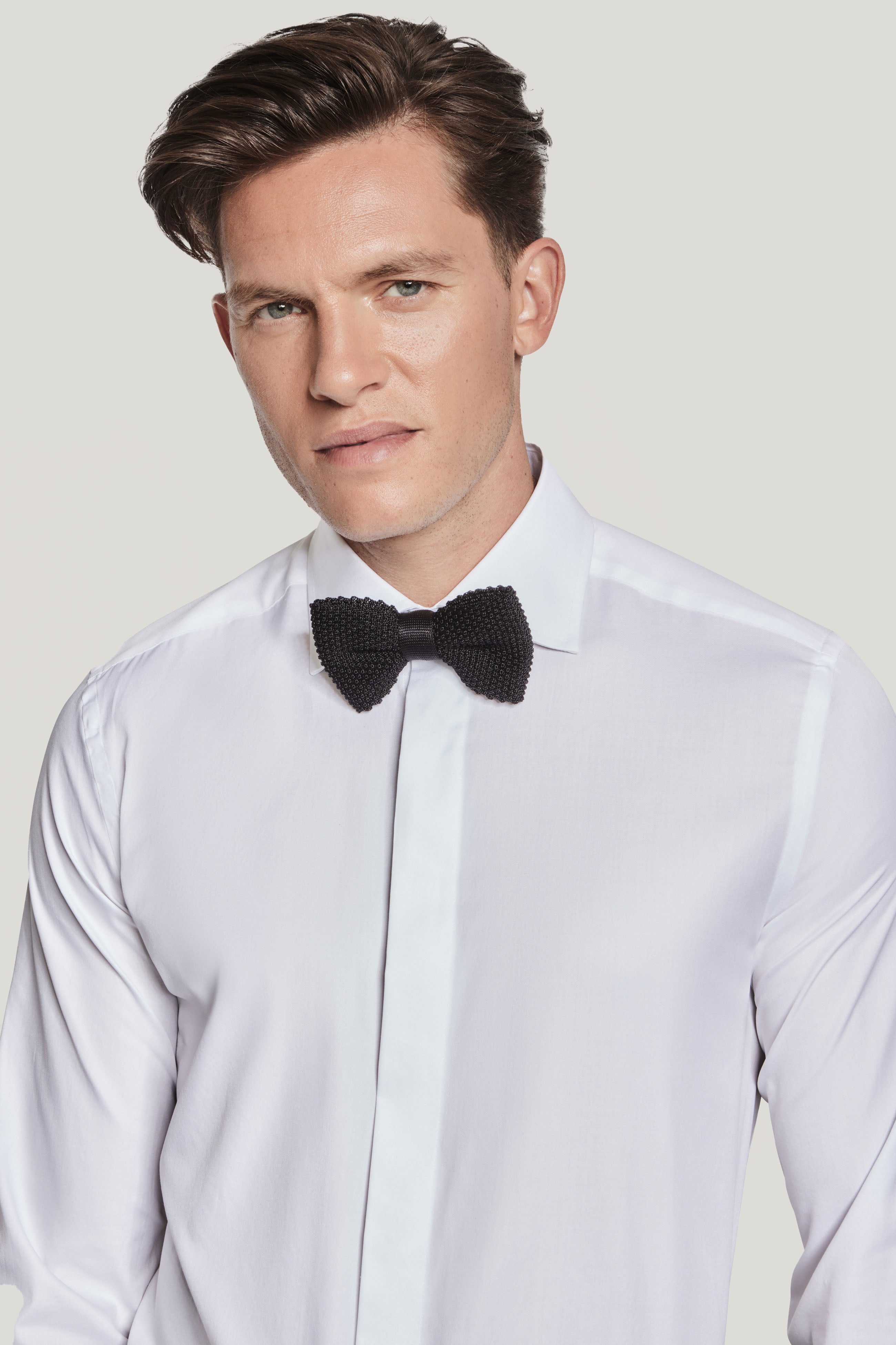 Alt view White Tuxedo Shirt